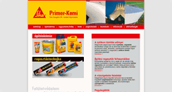 Desktop Screenshot of primer-kemi.hu